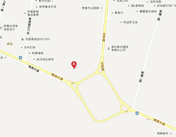 孝感市九通科技有限公司百度地圖